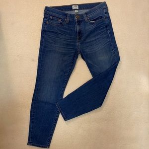 J Crew Women’s Toothpick Jeans 29P